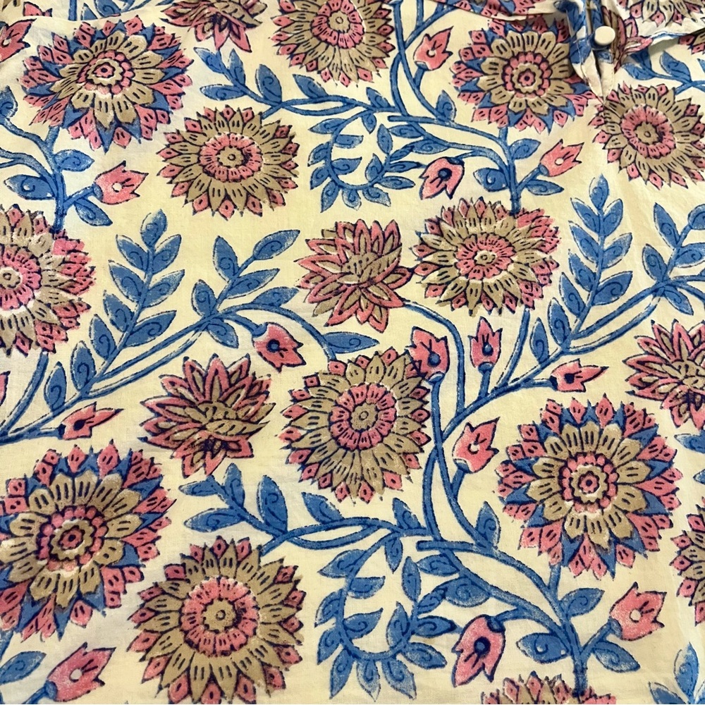 J. Crew Floral Top Women’s Size XL - Picture 4 of 8